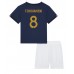 Frankrijk Aurelien Tchouameni #8 Babykleding Thuisshirt Kinderen WK 2022 Korte Mouwen (+ korte broeken)